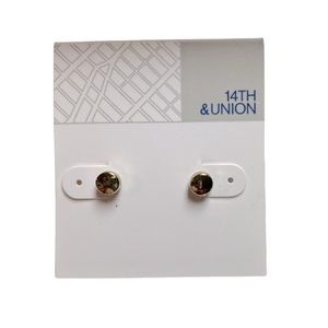 14th & Union Gold Stud Earrings
